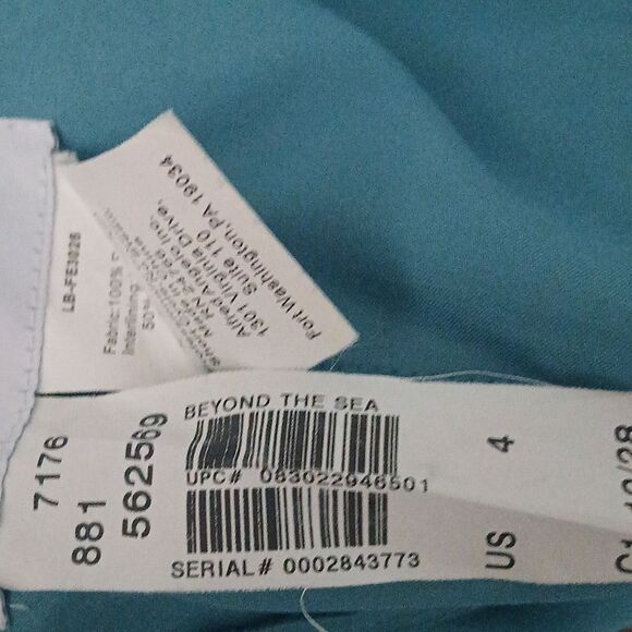 Alfred Angelo Style# 7176 Strapless chiffon beyond the sea dress Sz 4 NWOT - Picture 11 of 11